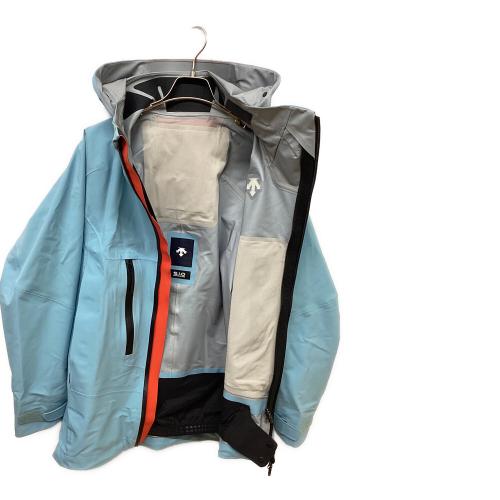 DESCENTE (デサント) S.I.O 3L HARD SHELL JACKET スキーウェア(ジャケット) DW4FWB52M 24-25モデル メンズ SIZE M スカイブルー