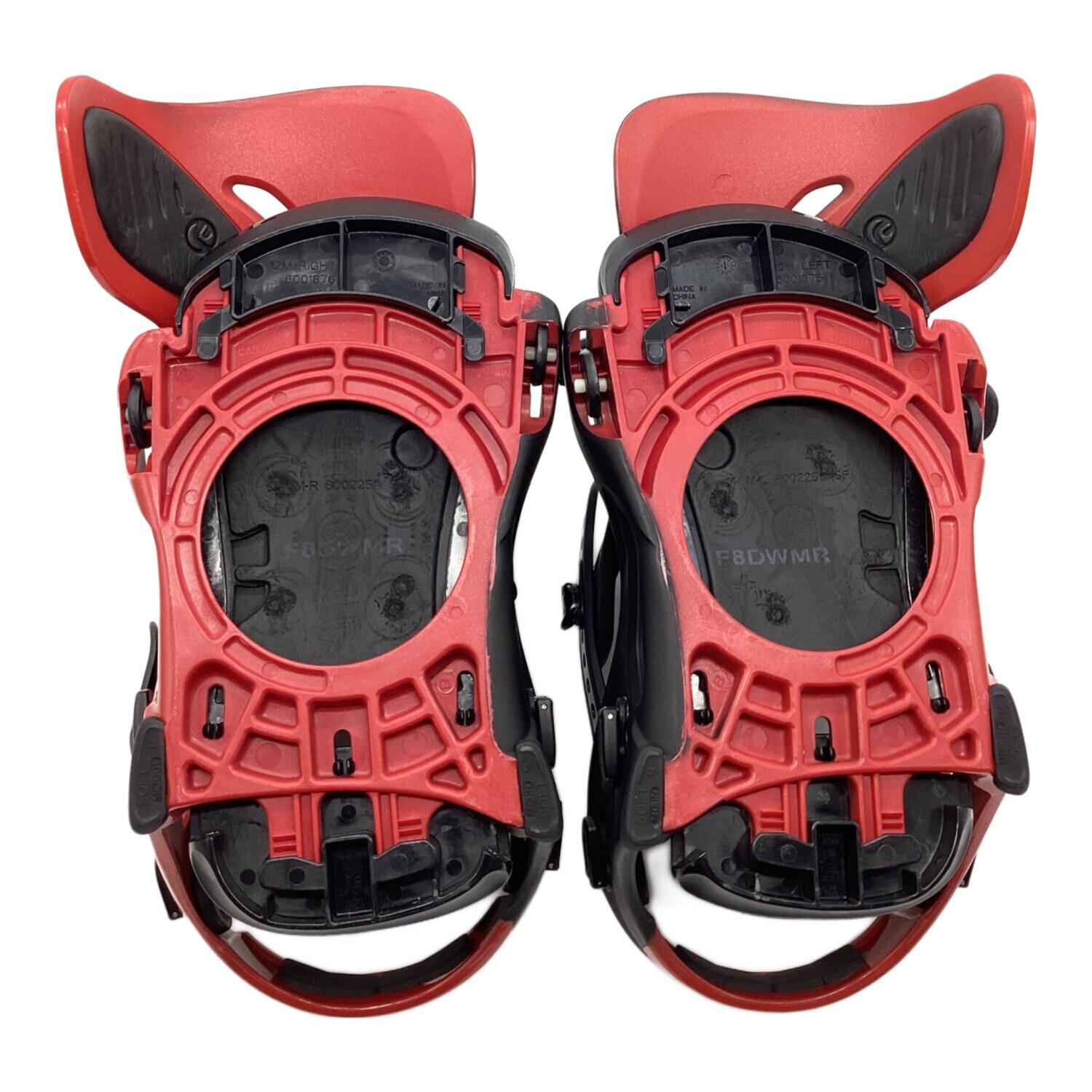 と*ち様 FLUX DSW スノーボードビンディング Mサイズ レッド FLUX