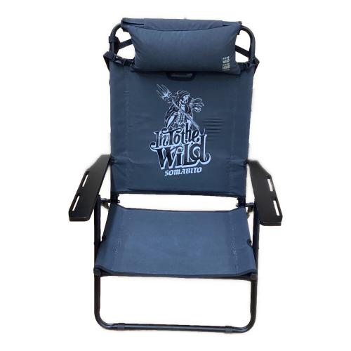 SOMABITO (ソマビト) アウトドアチェア somabito別注モデル ブラック ローバーチェア マルチクッションセット