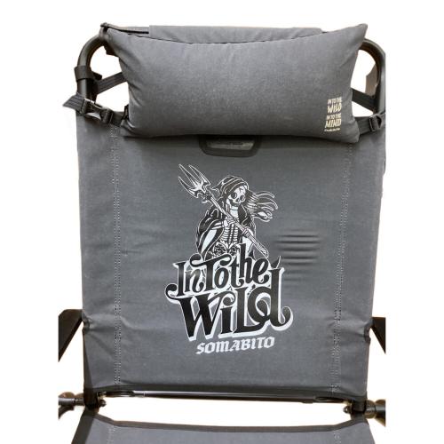 SOMABITO (ソマビト) アウトドアチェア somabito別注モデル ブラック ローバーチェア マルチクッションセット