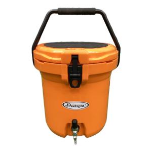Deelight (ディーライト) アイスバケット 5 ガロン ウォータージャグ オレンジ 18.9L