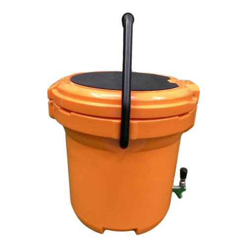 Deelight (ディーライト) アイスバケット 5 ガロン ウォータージャグ オレンジ 18.9L