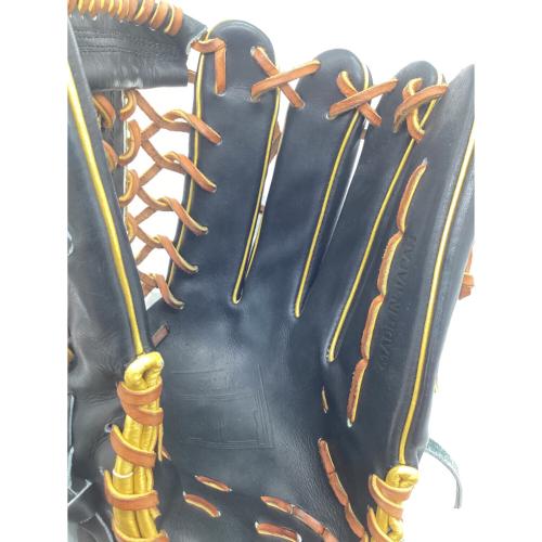 RallyCap SPANA 硬式グローブ　ケース付　約31㎝ ブラック×ゴールド