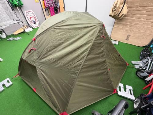 MSR (エムエスアール) ソロテント ペグ12 ロープ4  オリーブ×レッド エリクサー2