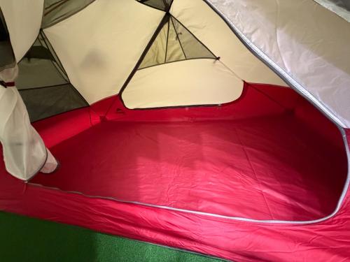 MSR (エムエスアール) ソロテント ペグ12 ロープ4  オリーブ×レッド エリクサー2