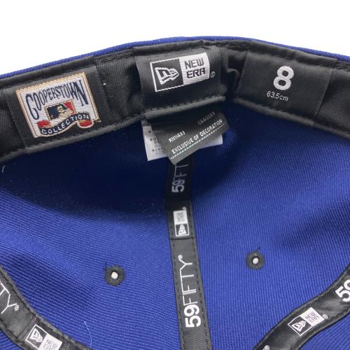 ロサンゼルス・ドジャース THE CAP 5950 LOSDODCO 40TH DROY BLK 応援グッズ 東京MLB開幕記念 63.5cm ブルー