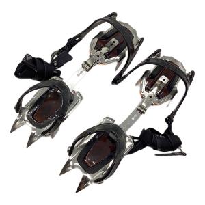 BLACK DIAMOND (ブラックダイヤモンド) 10本爪アイゼン ブラック×オレンジ コンタクトストラップ