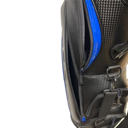 COBRA (コブラ) キャディバッグ 5分割 ブラック×ブルー