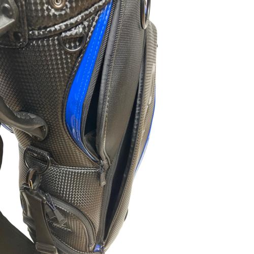 COBRA (コブラ) キャディバッグ 5分割 ブラック×ブルー
