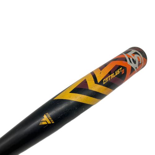 LOUISVILLE SLUGGER (ルイスビルスラッガー) カタリストⅢ 軟式バット LJJRCTTBC 2023年モデル 80cm/580g/ ブラック