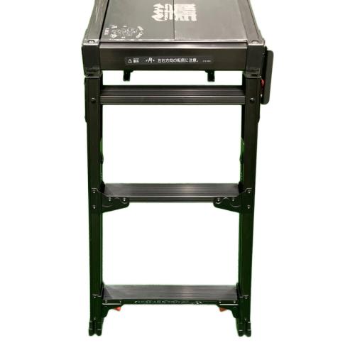 Hasegawa (ハセガワ) アウトドアテーブル DRSB-GT 天板S HIVE-CAMP KANSAIプリント有 ブラック アルミグリルテーブル