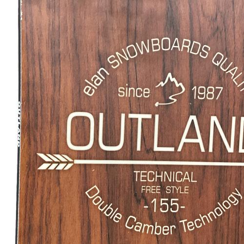 ELAN (エラン) OUTLAND スノーボード 21-22モデル 木目調 155cm
