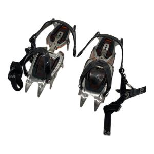 BLACK DIAMOND (ブラックダイヤモンド) 12本爪アイゼン コパなしブーツ対応 23-29cm シルバー×ブラック×オレンジ セラック ストラップ