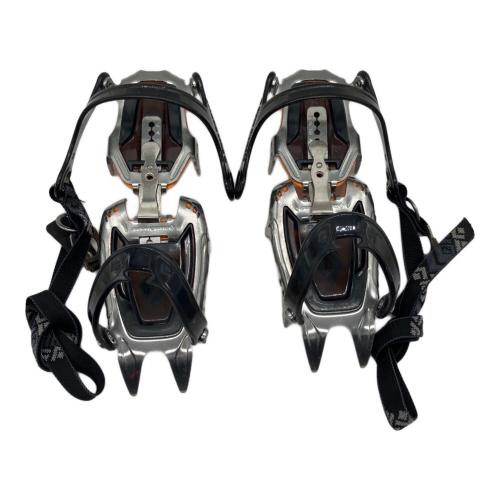 BLACK DIAMOND (ブラックダイヤモンド) 12本爪アイゼン コパなしブーツ対応 23-29cm シルバー×ブラック×オレンジ セラック ストラップ