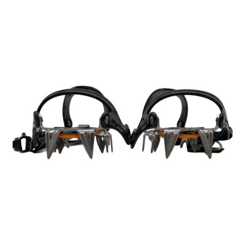 BLACK DIAMOND (ブラックダイヤモンド) 12本爪アイゼン コパなしブーツ対応 23-29cm シルバー×ブラック×オレンジ セラック ストラップ