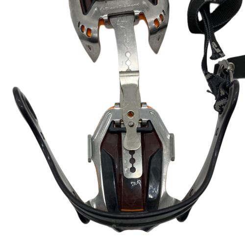 BLACK DIAMOND (ブラックダイヤモンド) 12本爪アイゼン コパなしブーツ対応 23-29cm シルバー×ブラック×オレンジ セラック ストラップ