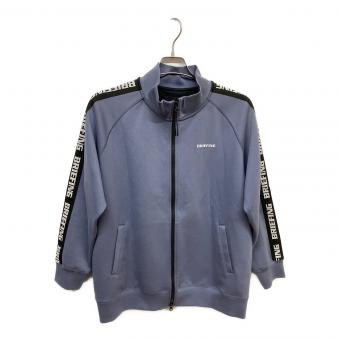 BRIEFING (ブリーフィング) ゴルフウェア(トップス) BRG233M57 ウォーム サイドロゴ ライン ブルゾン メンズ SIZE XL ブルーネイビー