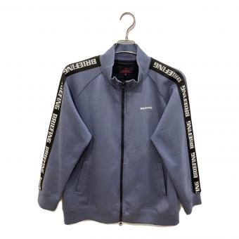 BRIEFING (ブリーフィング) ゴルフウェア(トップス) BRG233M57 ウォーム サイドロゴ ライン ブルゾン メンズ SIZE XL ブルーネイビー