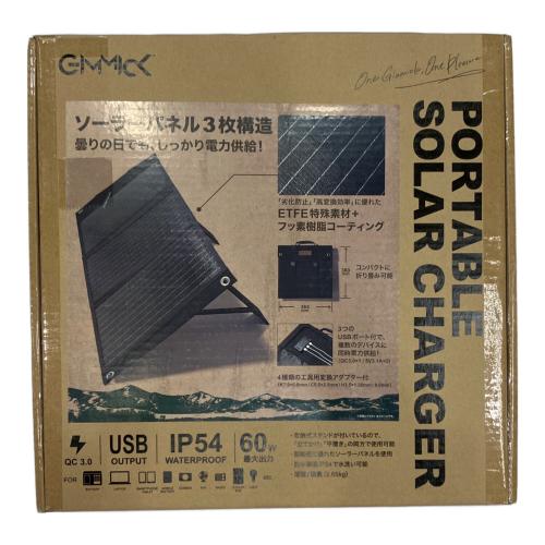 GIMMICK (ギミック) ソーラーパネル gm-sp60 最大60W ポータブルソーラーチャージャー