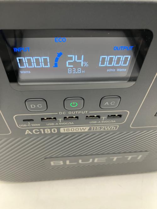 BLUETTI (ブルーティ) ポータブル電源 AC180 ※通電確認済