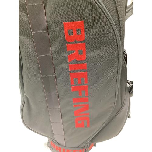 BRIEFING (ブリーフィング) キャディバッグ 9.5口径 4分割 ブラック×レッド CR-5