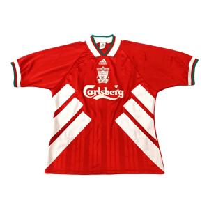 リヴァプールFC サッカーユニフォーム 1993-1995 UK製 90S メンズ SIZE 42-44 レッド