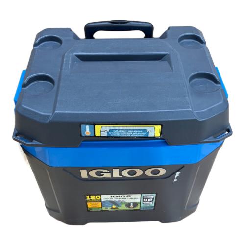 iGloo (イグルー) マックスコールド ラティテュード クーラーボックス 62QT/58L グレー×ブルー