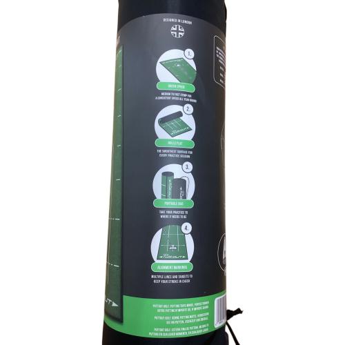 PuttOUT (パットアウト) ゴルフ練習グッズ パットトレーナー付 パッティングマット