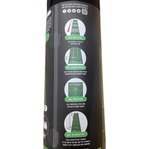 PuttOUT (パットアウト) ゴルフ練習グッズ パットトレーナー付 パッティングマット