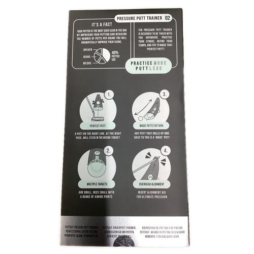 PuttOUT (パットアウト) ゴルフ練習グッズ パットトレーナー付 パッティングマット