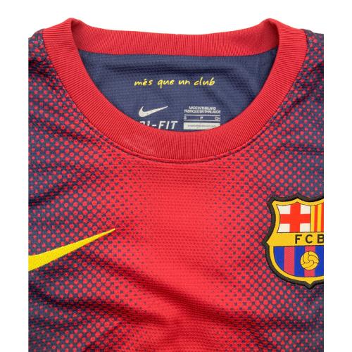 バルセロナ サッカーユニフォーム 478323 12-13 ホームユニフォーム メンズ SIZE S ネイビー×レッド