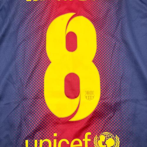 バルセロナ サッカーユニフォーム 478323 12-13 ホームユニフォーム メンズ SIZE S ネイビー×レッド