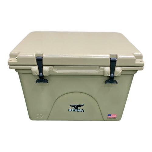 ORCA (オルカ) ハードクーラーボックス クーラーボックス 58QT/55L タン