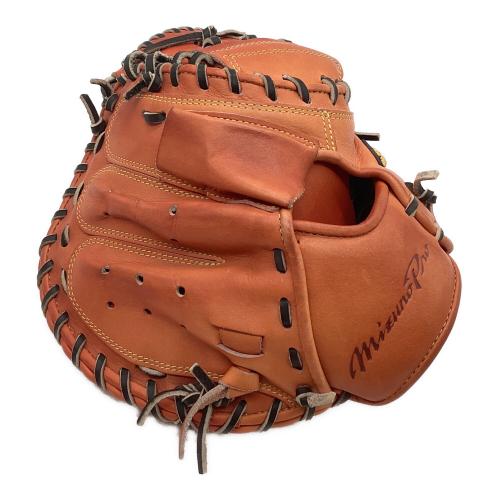 MIZUNO (ミズノ) 號 新形状ミット CBバック型 捕手用 硬式グローブ 1AJCH99710 @ ブラウン