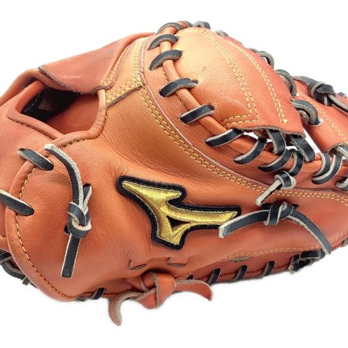 MIZUNO (ミズノ) 號 新形状ミット CBバック型 捕手用 硬式グローブ 1AJCH99710 @ ブラウン