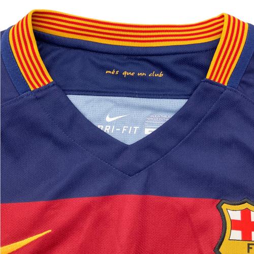 FCバルセロナ (エフシーバルセロナ) サッカーユニフォーム 658794-422 15/16 ユニフォーム ホーム メンズ SIZE M