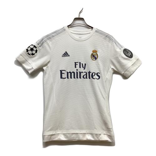 レアル・マドリード サッカーユニフォーム S12614 15/16 UCL ユニフォーム ホーム メンズ SIZE M ホワイト