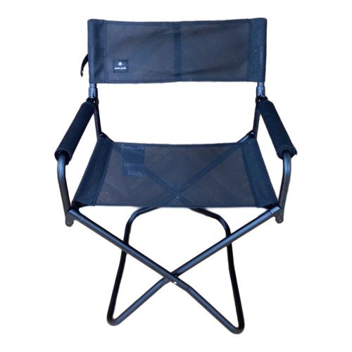 Snow peak (スノーピーク) アウトドアチェア LV-077M-BK ブラック メッシュFDチェア