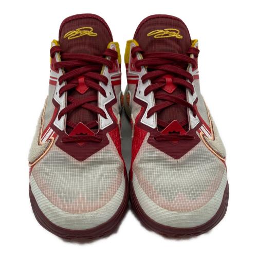 NIKE (ナイキ) バスケットボールシューズ CV7562-102 LEBRON 18 LOW・紐付 メンズ SIZE 28.5cm ブラウン×イエロー