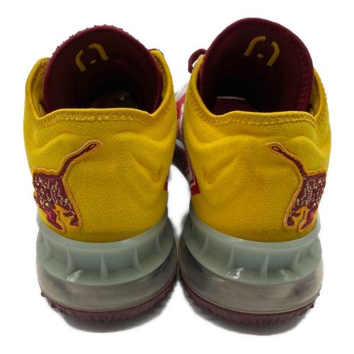 NIKE (ナイキ) バスケットボールシューズ CV7562-102 LEBRON 18 LOW・紐付 メンズ SIZE 28.5cm ブラウン×イエロー