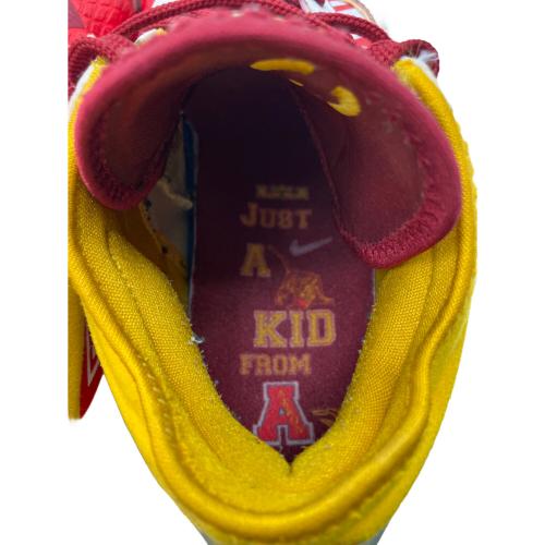 NIKE (ナイキ) バスケットボールシューズ CV7562-102 LEBRON 18 LOW・紐付 メンズ SIZE 28.5cm ブラウン×イエロー