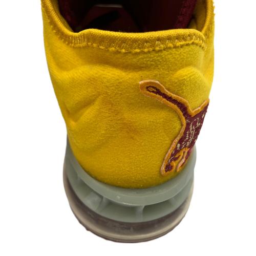 NIKE (ナイキ) バスケットボールシューズ CV7562-102 LEBRON 18 LOW・紐付 メンズ SIZE 28.5cm ブラウン×イエロー