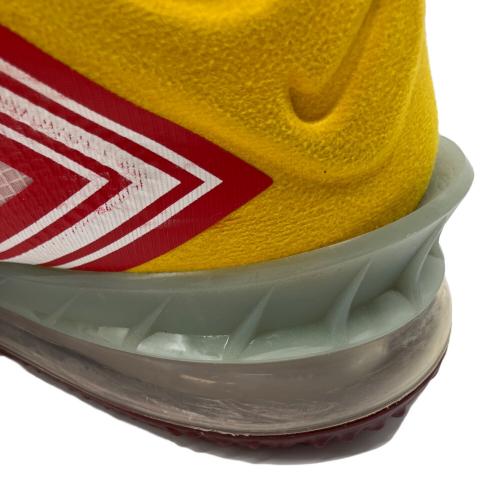 NIKE (ナイキ) バスケットボールシューズ CV7562-102 LEBRON 18 LOW・紐付 メンズ SIZE 28.5cm ブラウン×イエロー