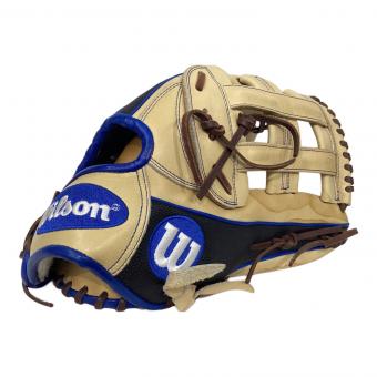 Wilson (ウィルソン)軟式グローブ Wannabe HERO DUAL   ブラック×ベージュ