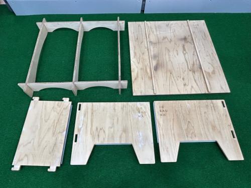 Amber (アンバー) サウナテント  Saunatent Mini　薪ストーブ　ストーブガード付