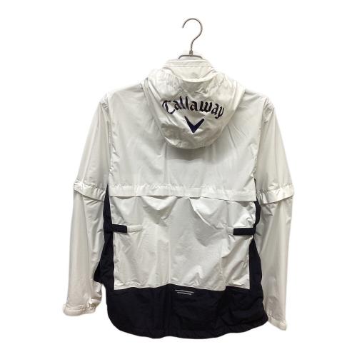 Callaway (キャロウェイ) レインウェア ゴルフウェア(トップス) C21989100 収納ケース付 8WAY セットアップ レインウェア メンズ SIZE LL ホワイト×ブラック