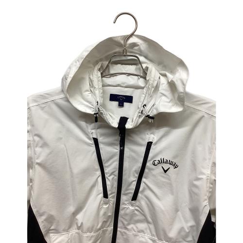 Callaway (キャロウェイ) レインウェア ゴルフウェア(トップス) C21989100 収納ケース付 8WAY セットアップ レインウェア メンズ SIZE LL ホワイト×ブラック