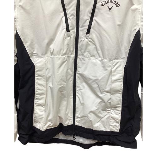 Callaway (キャロウェイ) レインウェア ゴルフウェア(トップス) C21989100 収納ケース付 8WAY セットアップ レインウェア メンズ SIZE LL ホワイト×ブラック