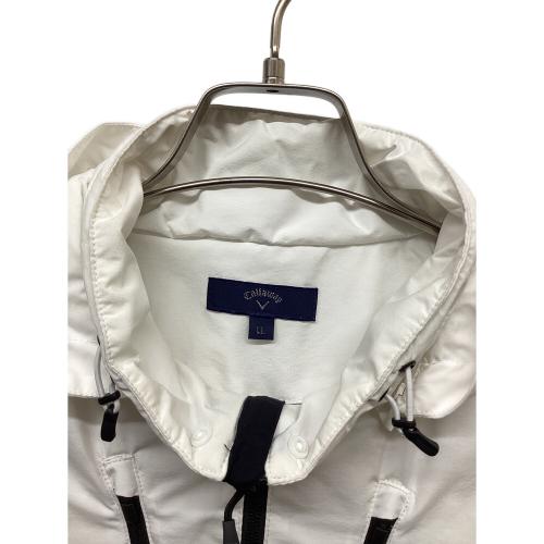 Callaway (キャロウェイ) レインウェア ゴルフウェア(トップス) C21989100 収納ケース付 8WAY セットアップ レインウェア メンズ SIZE LL ホワイト×ブラック