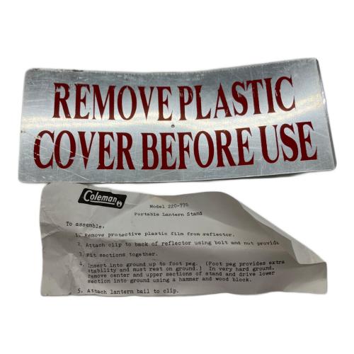 Coleman (コールマン) ランタンスタンド 220-770 廃盤品 ポータブルランタンスタンド